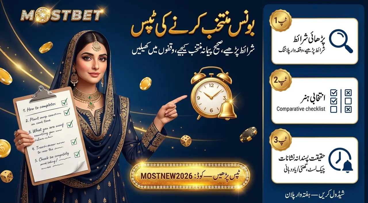 بونس چننے اور استعمال کرنے کے لیے ٹپس